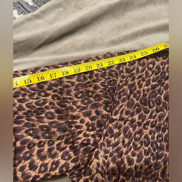 Animal Print Satin Bomber Jacket SzM - Picture 10 of 10